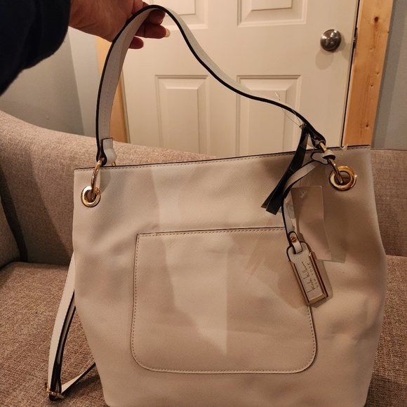 Nicole Miller New York White Purse Bag NWT - Picture 4 of 15
